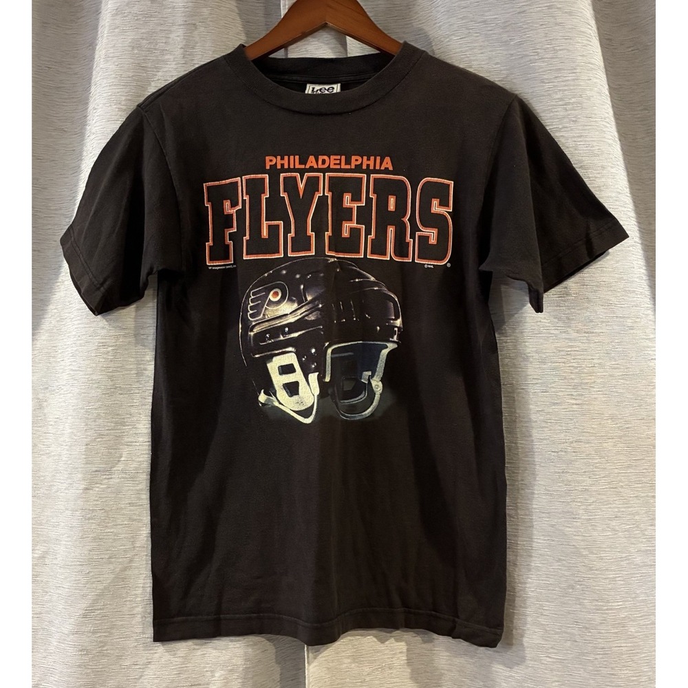 Philadelphia Flyers NHL Short Sleeve Black T-shirt Lee Sport Youth 14/16 L